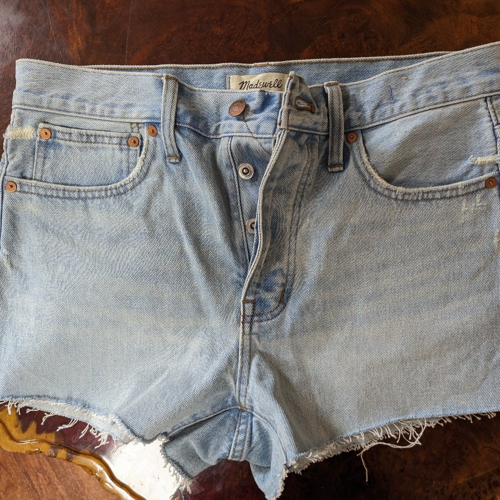 Madewell denim shorts size 27